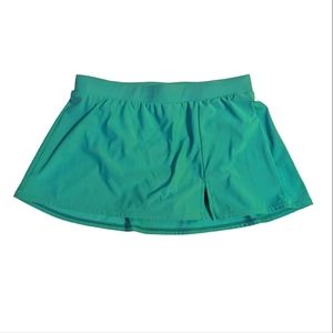Talbot's Mini Skirt Skort Swim‎ Bottoms Turquoise Aqua Size